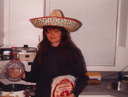 Why do you think she came to America? It's the tacos!